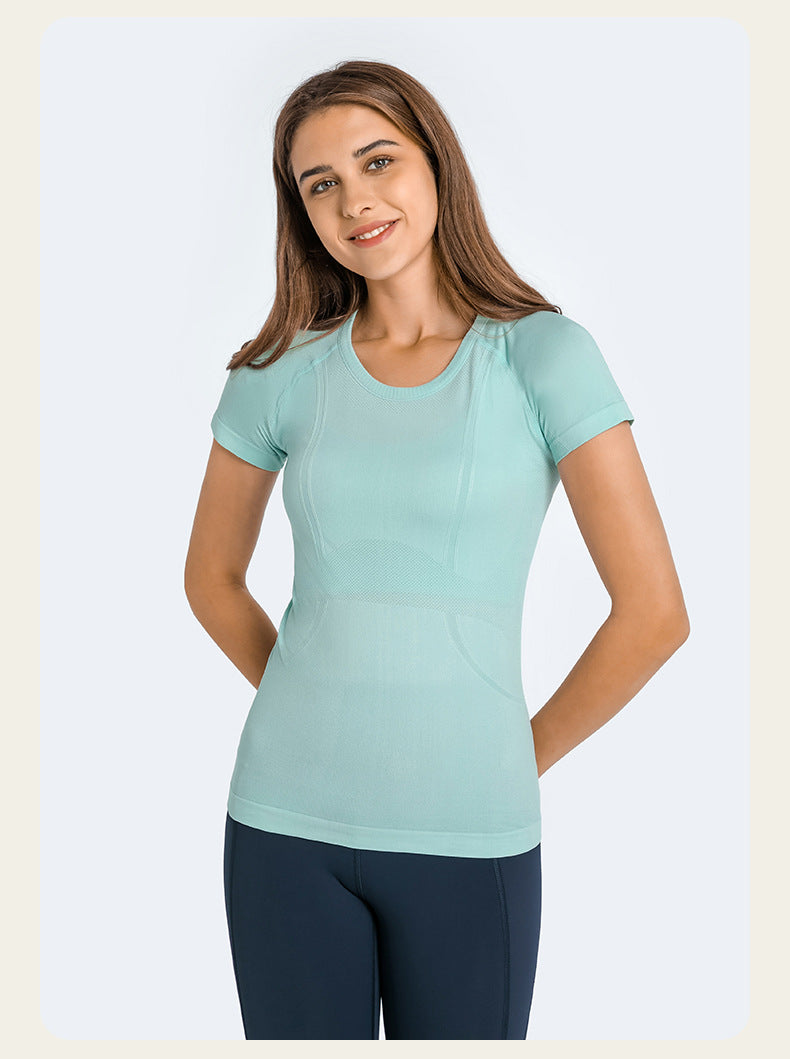 L2457# Women Yoga Shirts