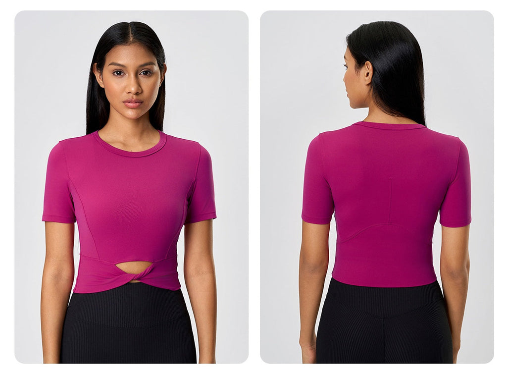 L4282# Women Yoga Shirts