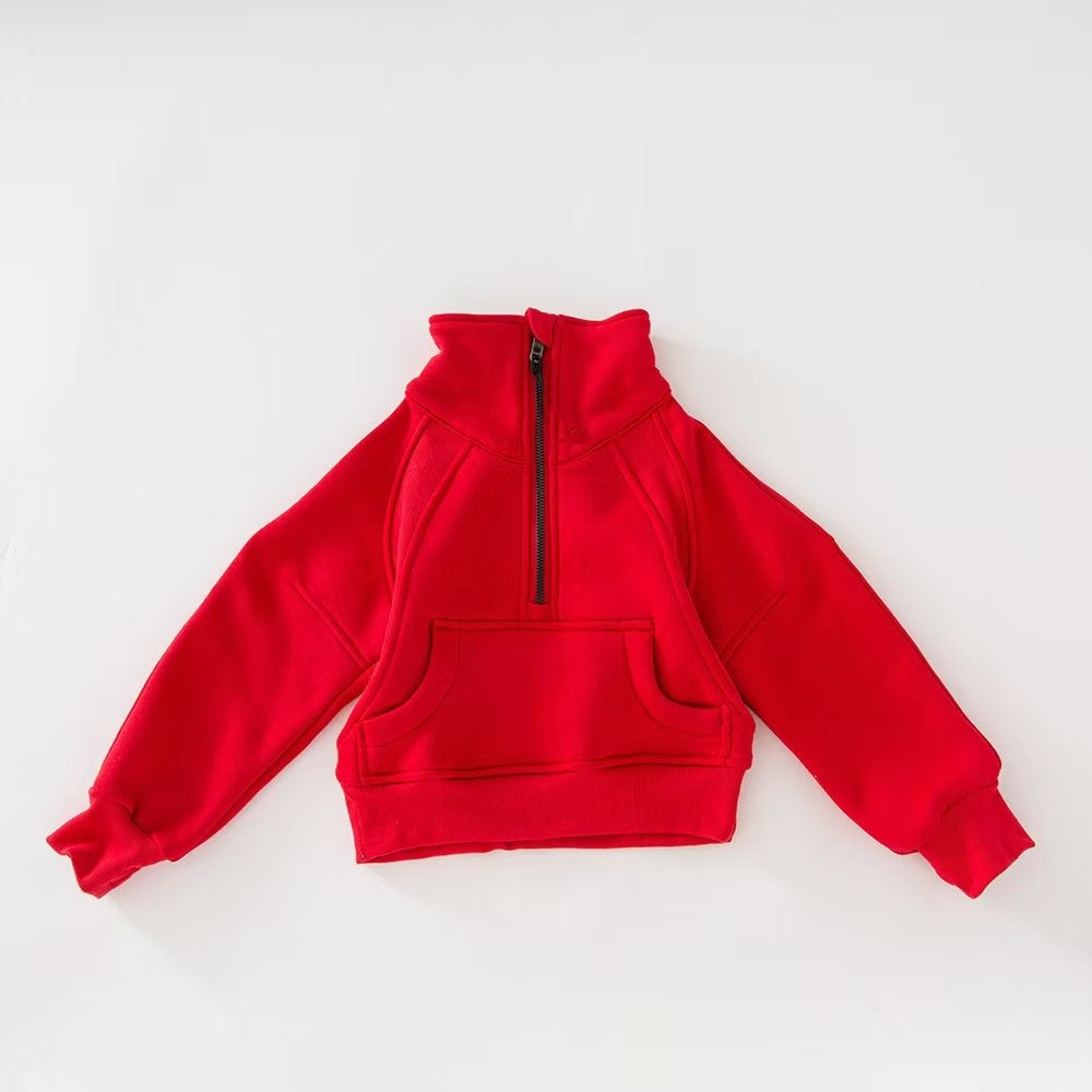 L3233# Adult And Kids Embroidery Hoodies