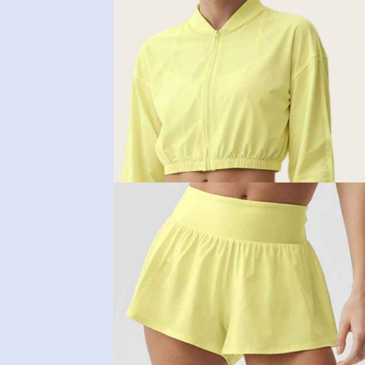 2426#A Women Yoga Jacket Or Shorts Skirt
