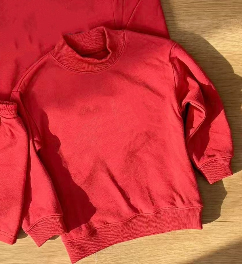E7289#  Adult And Kids Sweatshirts