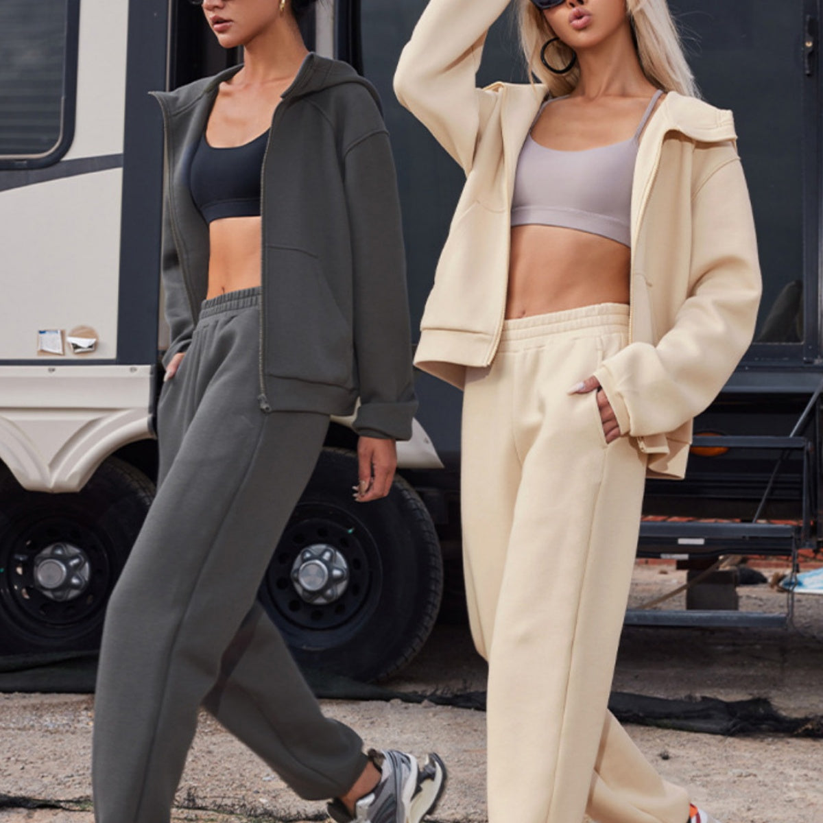 1358 #A 3D Logo Hoodie and Pants Set