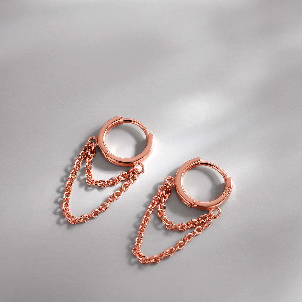 E7076#Titanium Steel Earrings