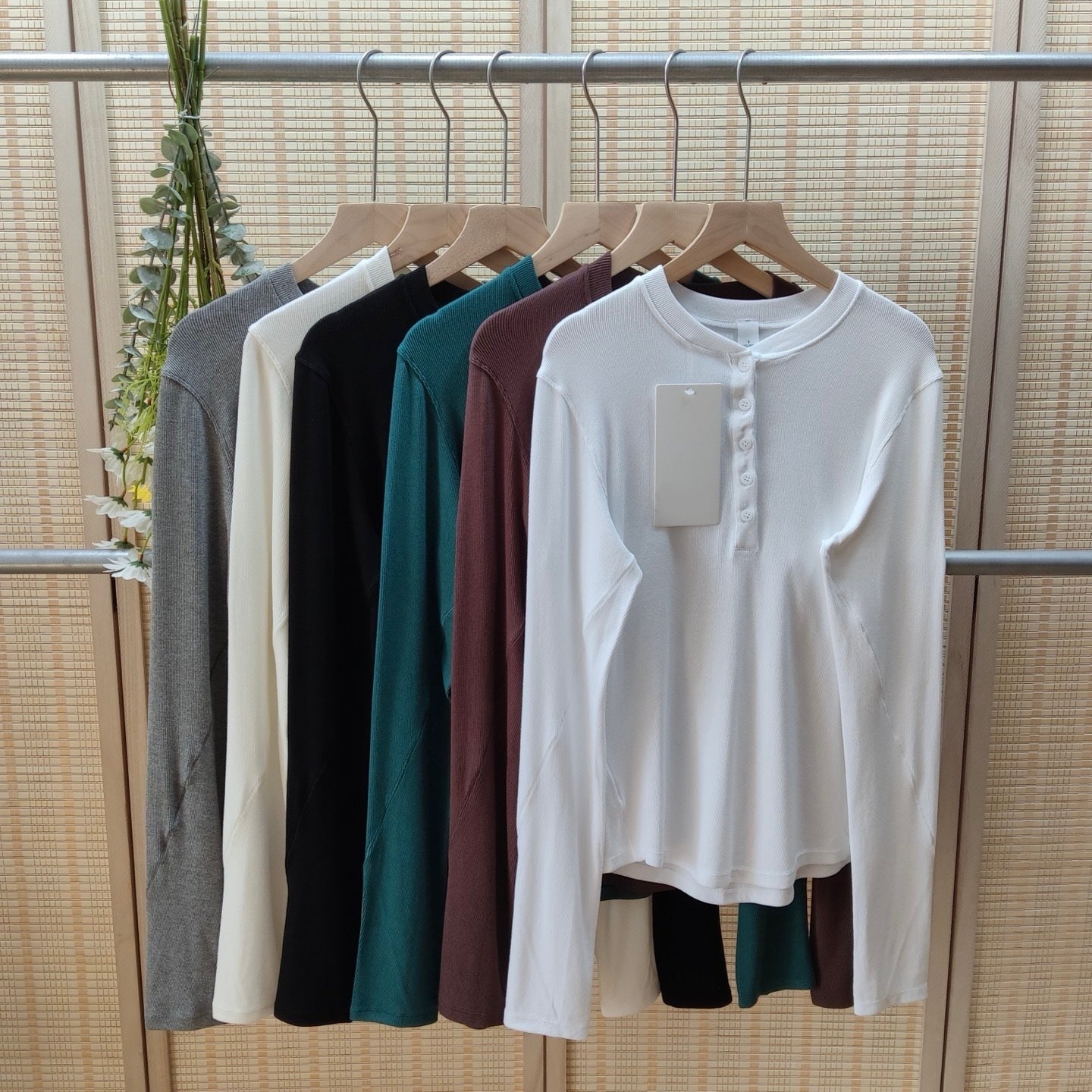 L5373# FB Women Henry Shirt