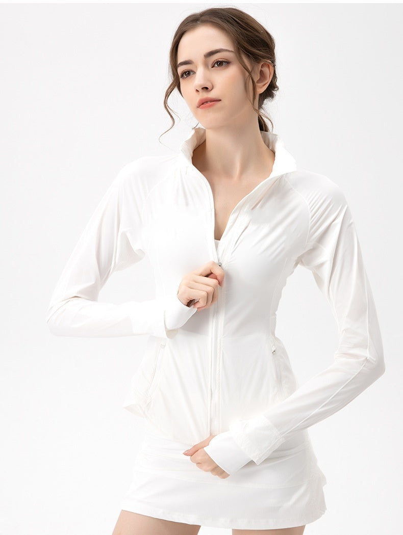 L6056#  Women Yoga Sunscreen Jackets