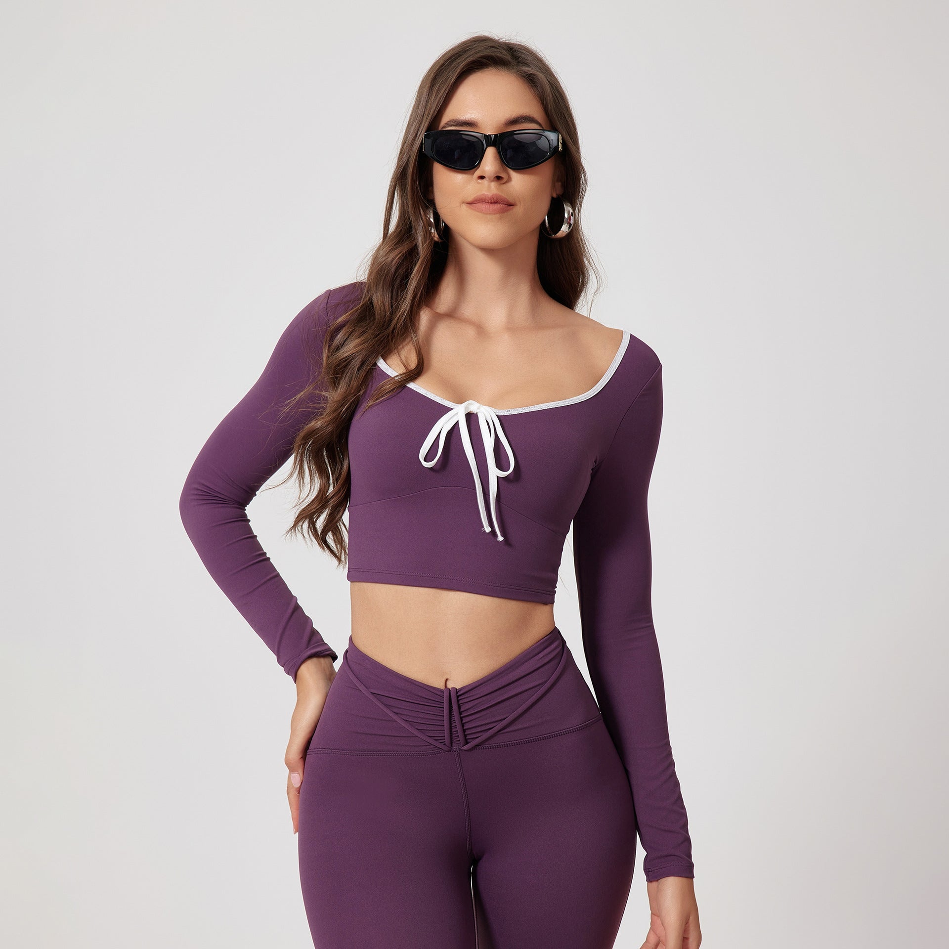 795# A Women Yoga Shirts Pants Set