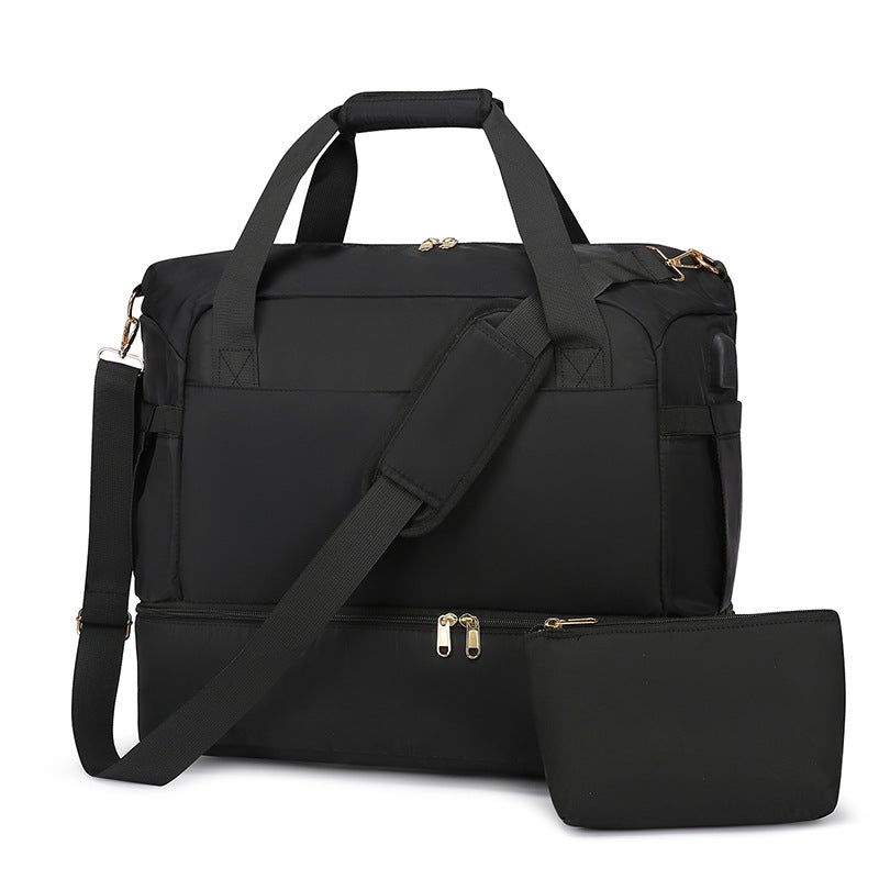 L2193#  USB Charge Ruffle Bag