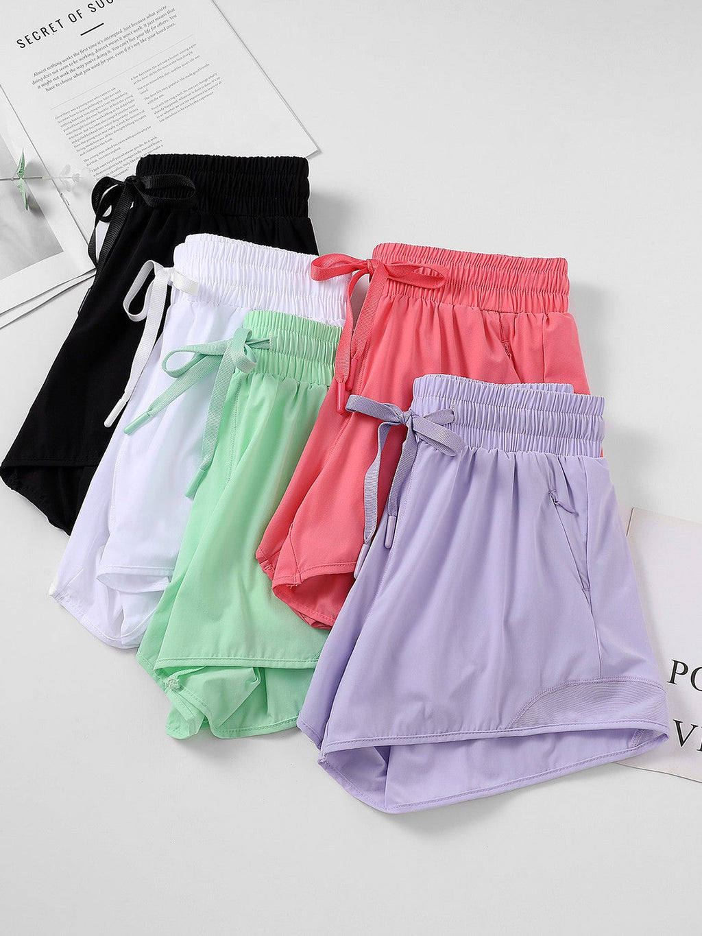 L4434# Adult And Kids Yoga Shorts