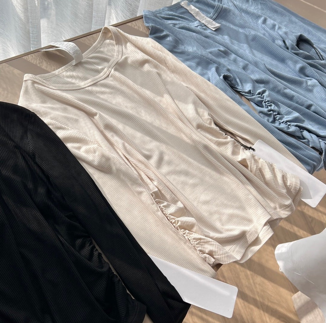 1424# A Women Yoga Long Sleeve Shirts