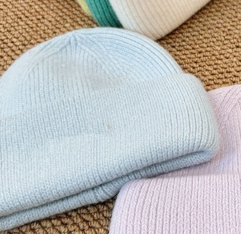 1551# XY A Rabbit Hair Knitted Hat