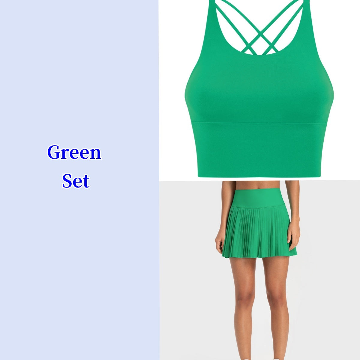 3-1# A Bra Skirts Set