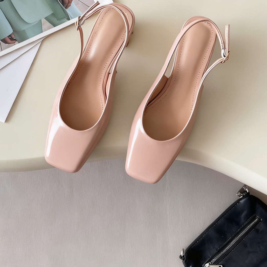 E6777# Women Patent Leather Sandals