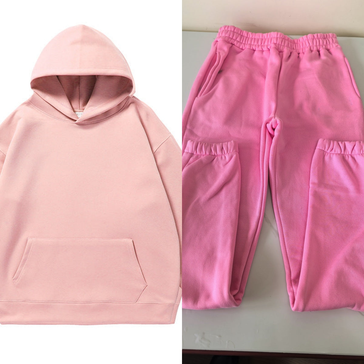 E3651-1#Large Size Embroidery Hooded Sweatshirts and Pants