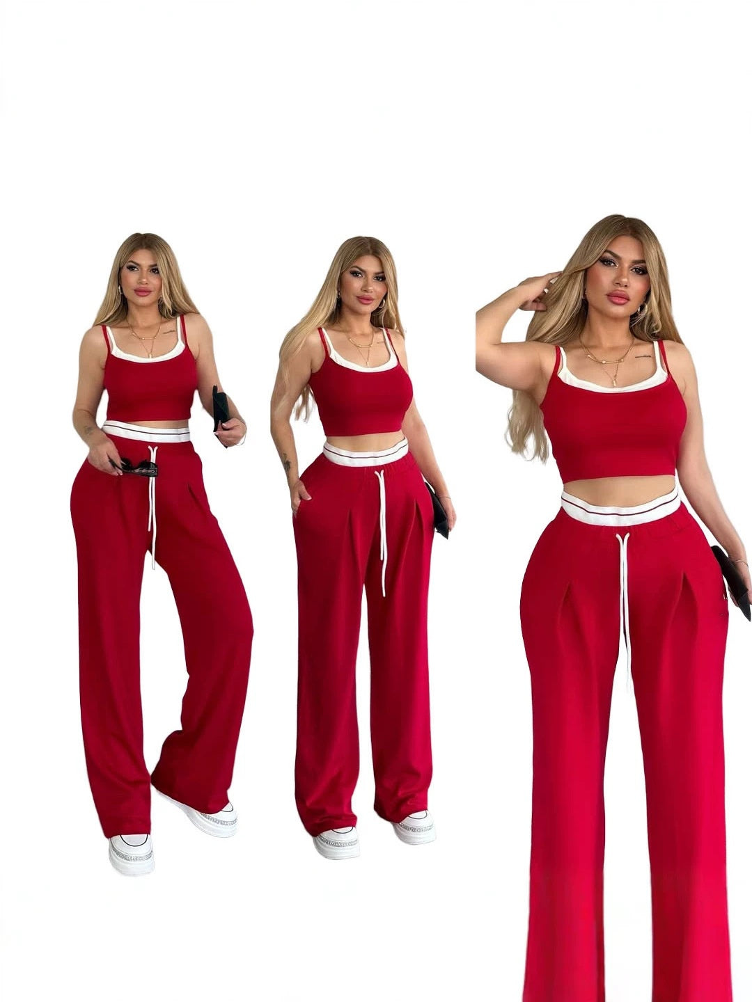 2328#A Women Yoga Bra Pants Set