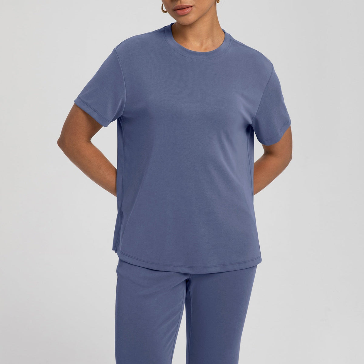 L6403# Women Yoga Loose Shirts