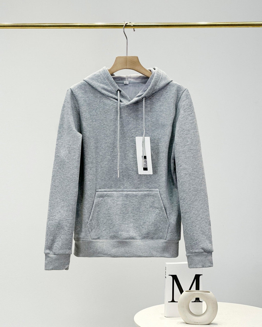 L5401# GX Unisex Silver Fox Velvet Hoodies