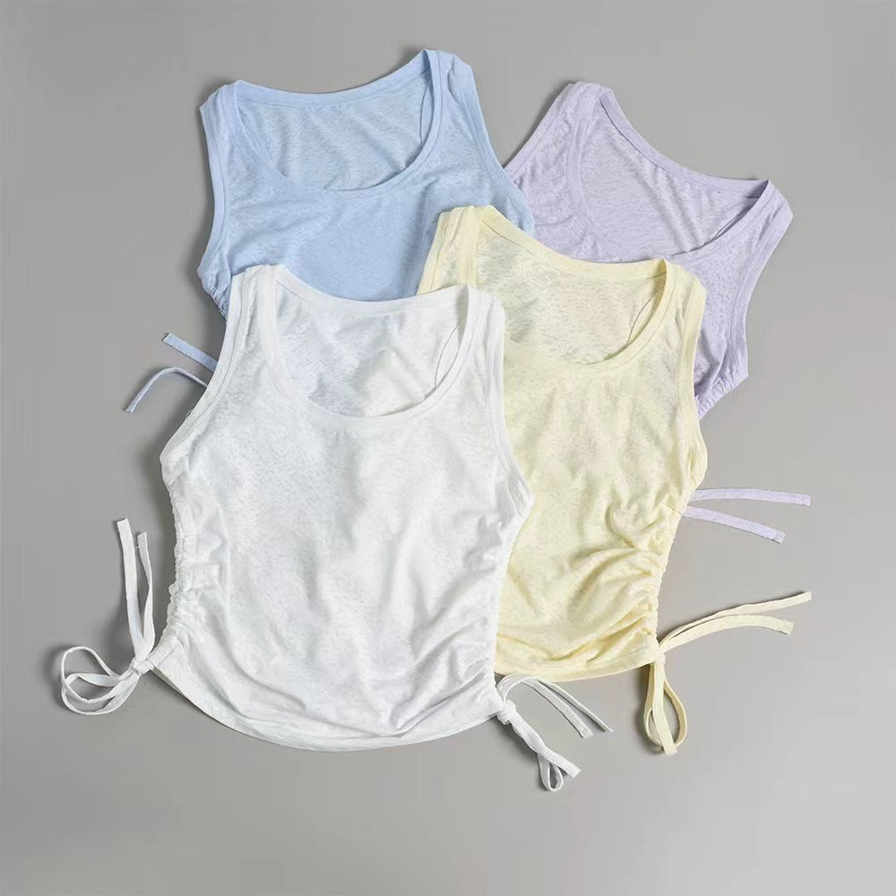 L2846#  Women Yoga Tank Shirt