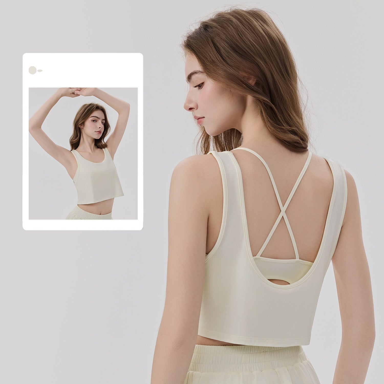 1844# A Women Yoga Bra Tank Or Shorts