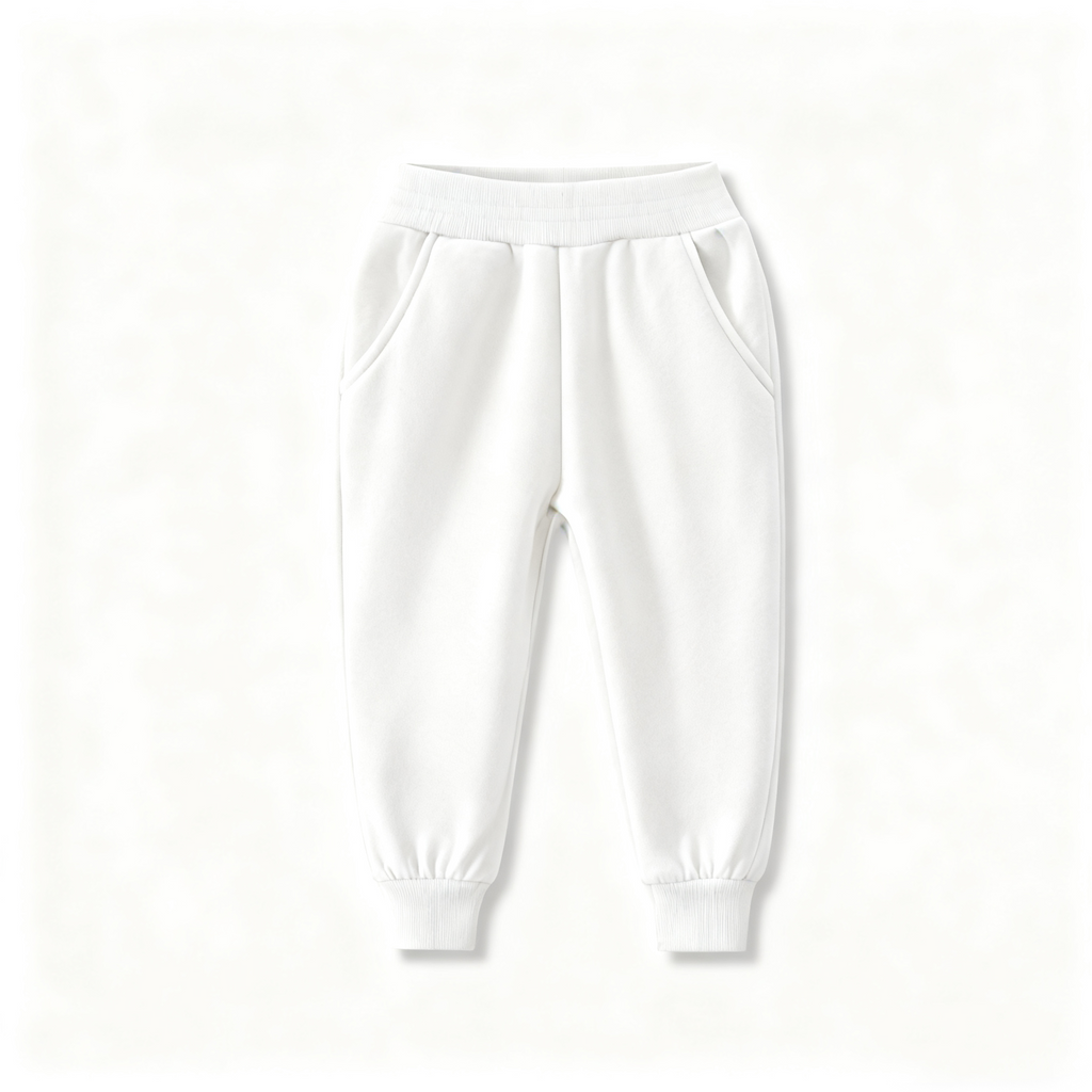 1521# A 3D  Kids Silver Fox Fur Pants