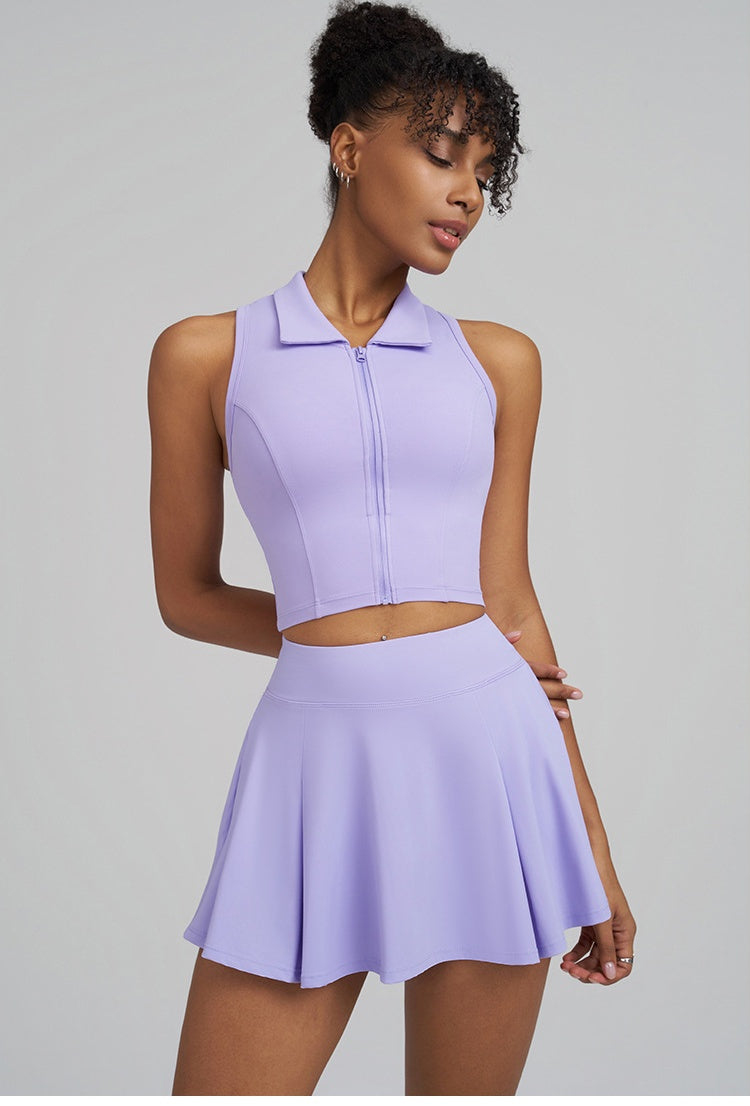 L6336# Women Yoga Vest Or Skirts