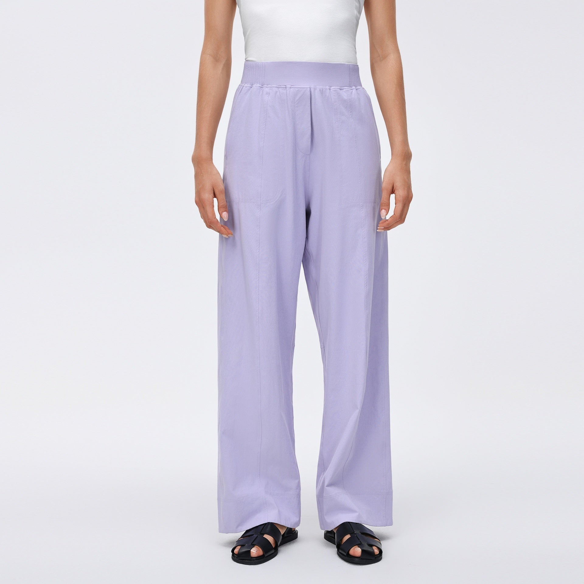 L5702#  Women Wide-Leg Pants