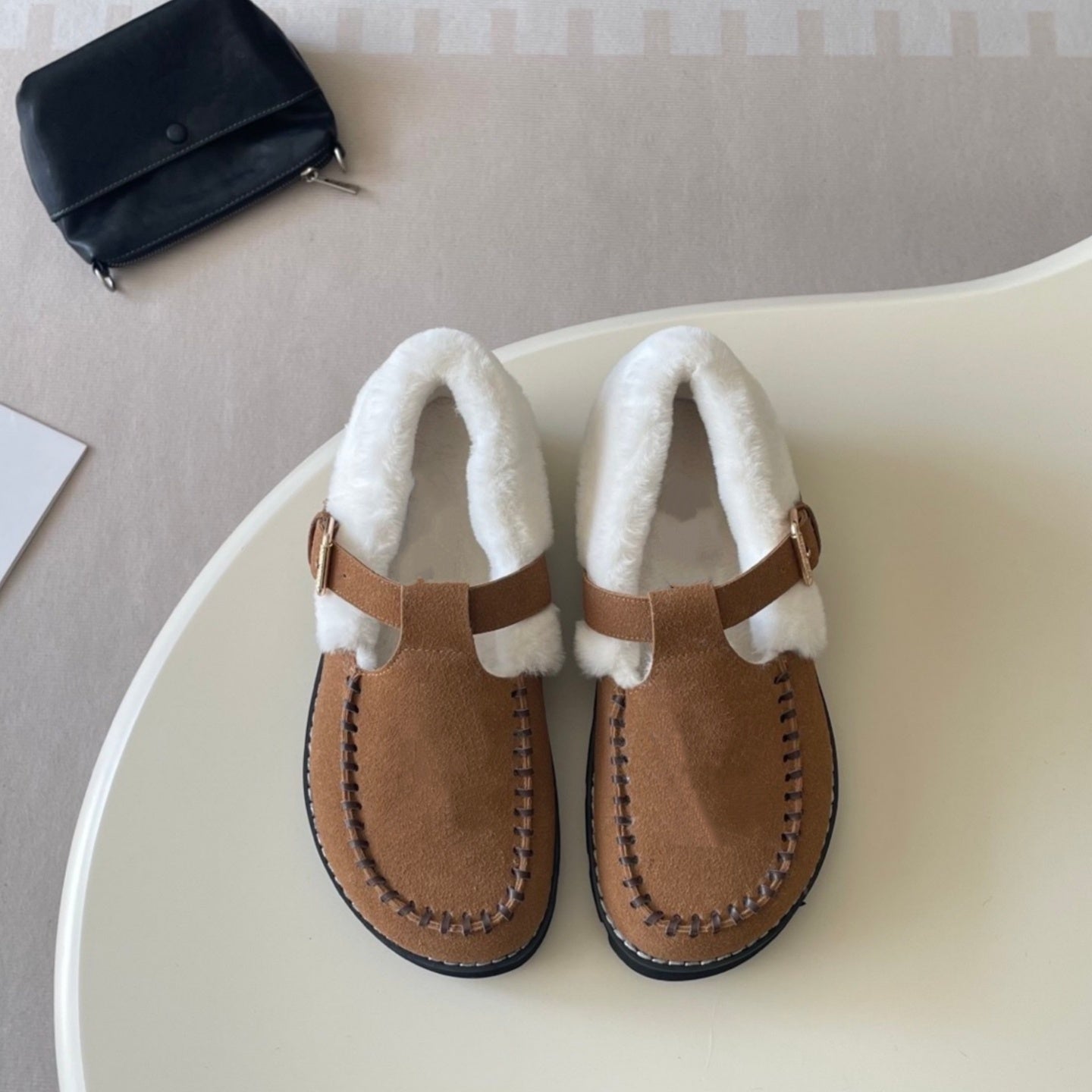E6900#Unisex Wool Slipper