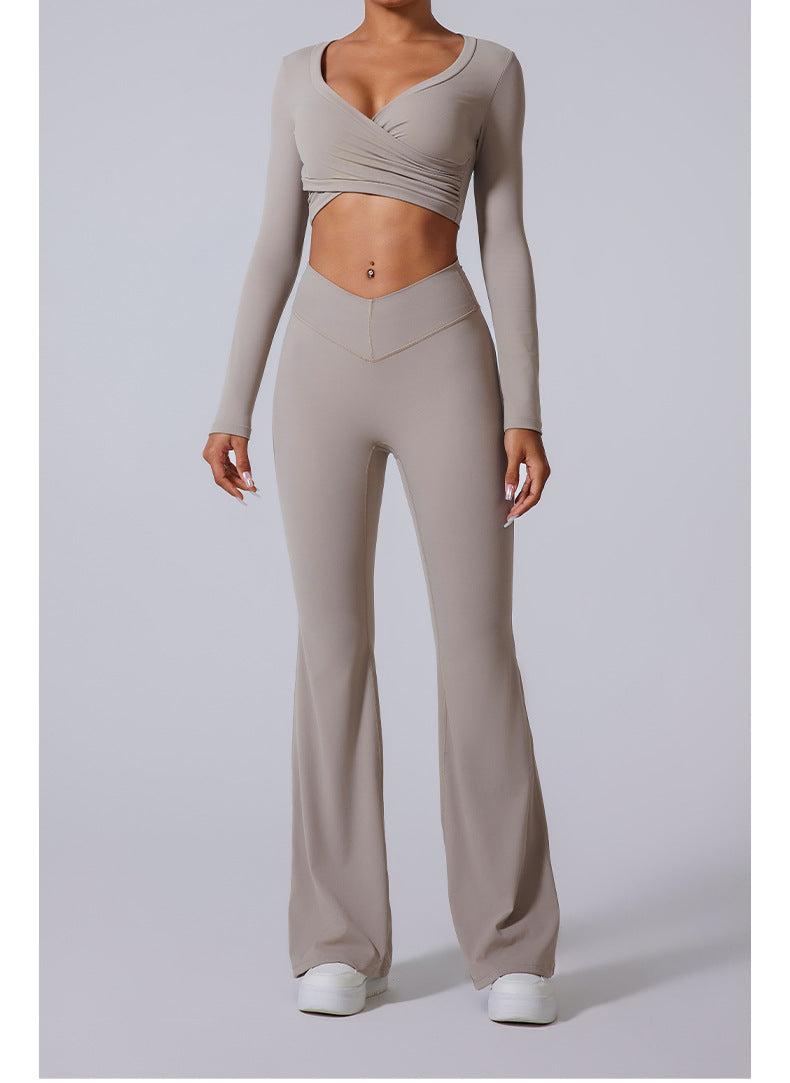 796# A  Women Yoga Shirts Pants Set