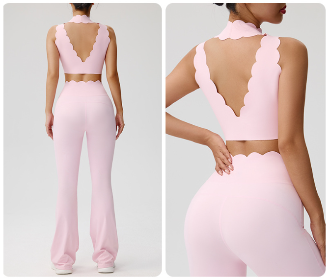 A2801 # Women Tank Pants Set