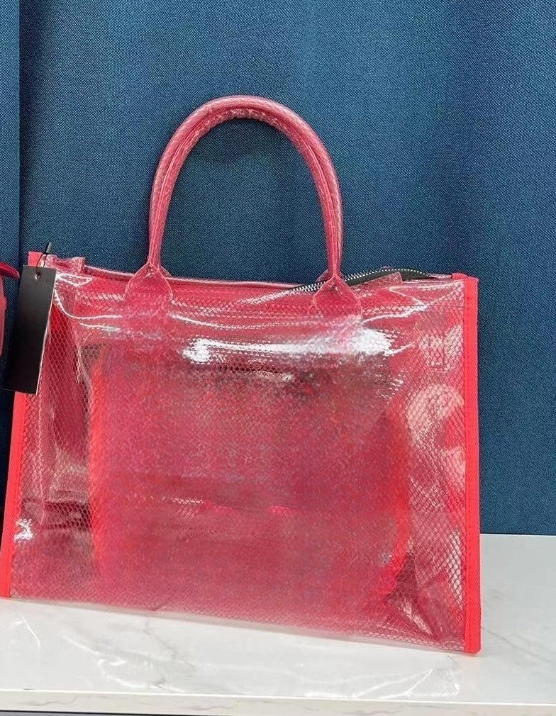 2081# PVC Jelly The Tote Bag