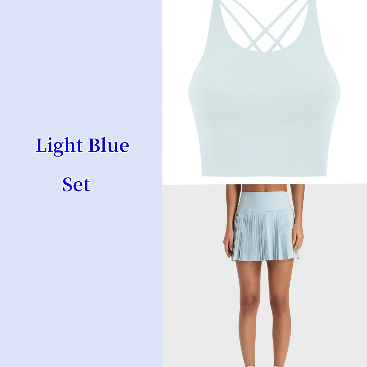 3-1# A Bra Skirts Set