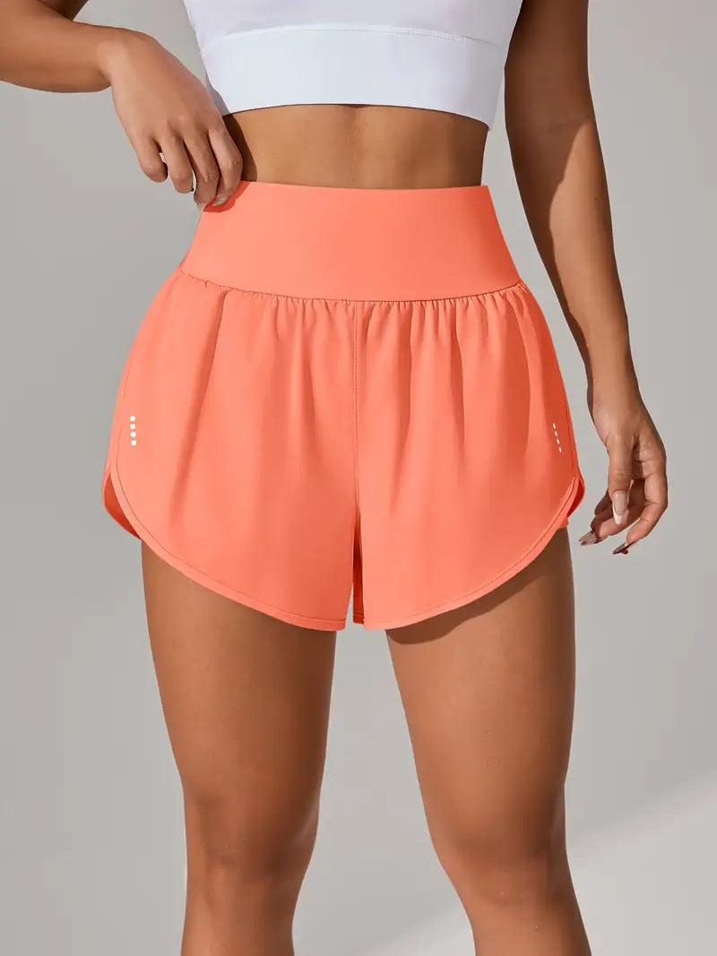 L6433# Women High Waist Shorts