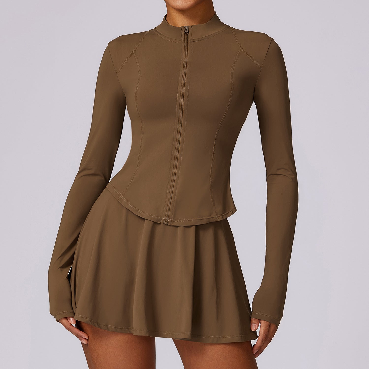 L2108# Women Jackets Skirts Set