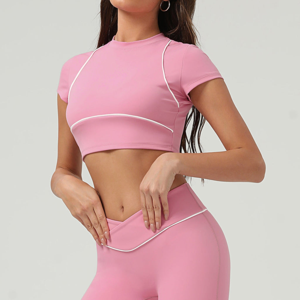 781# A Women Yoga Shirts Skirts Set