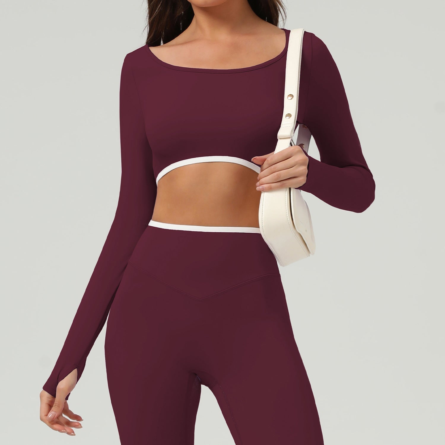826# A Women Yoga Shirts Pants Set