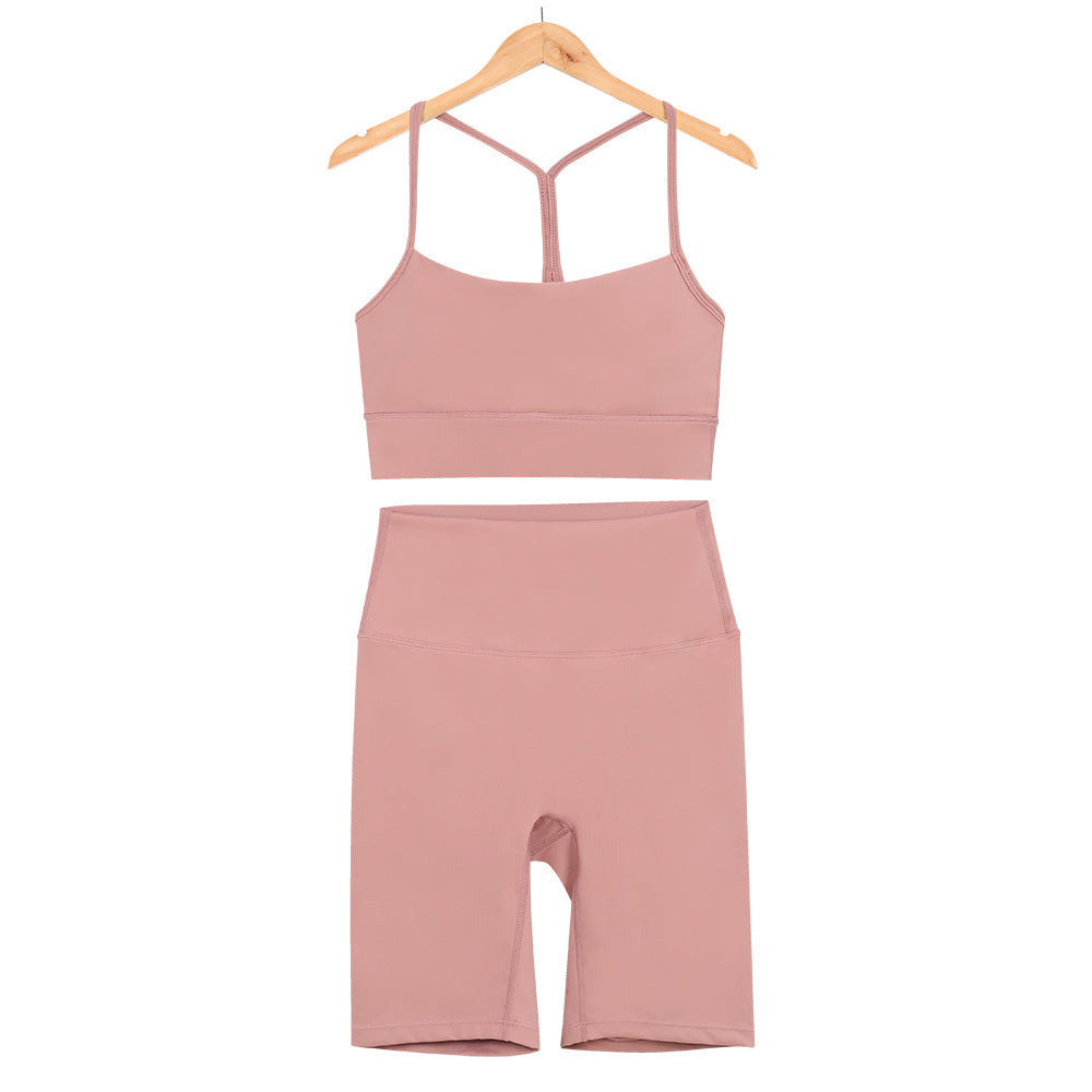 L4749-1#  Yoga Bra Shorts Set