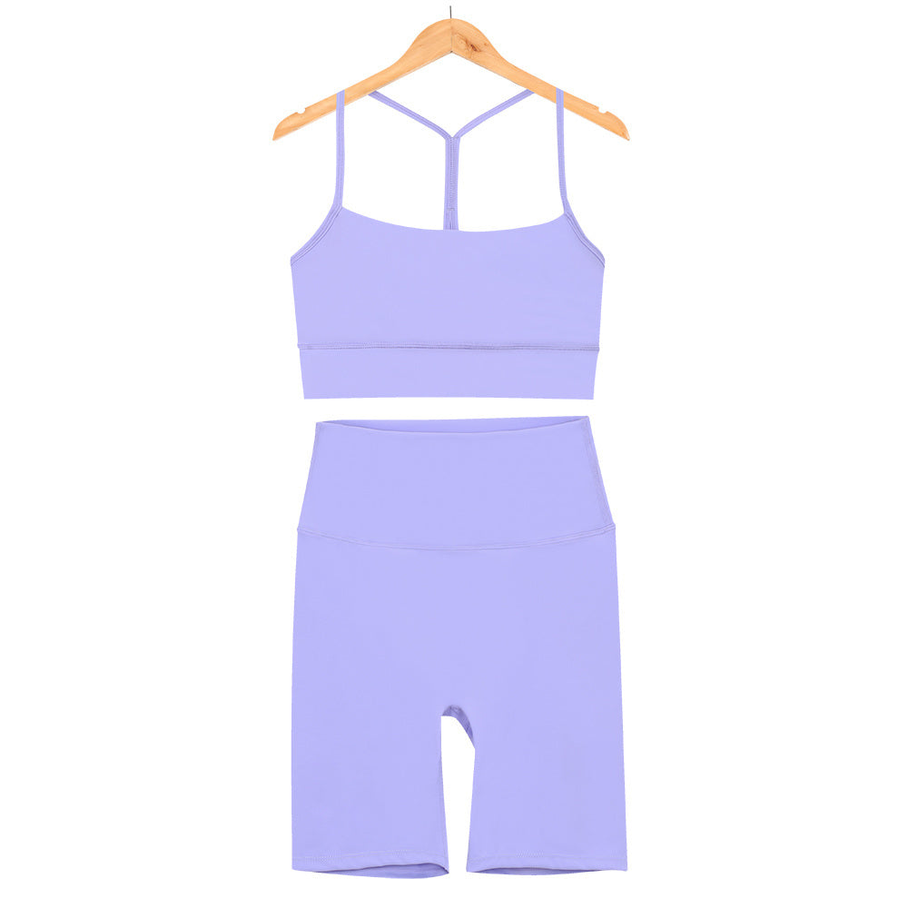 L4749-2#  Yoga Bra Shorts Set