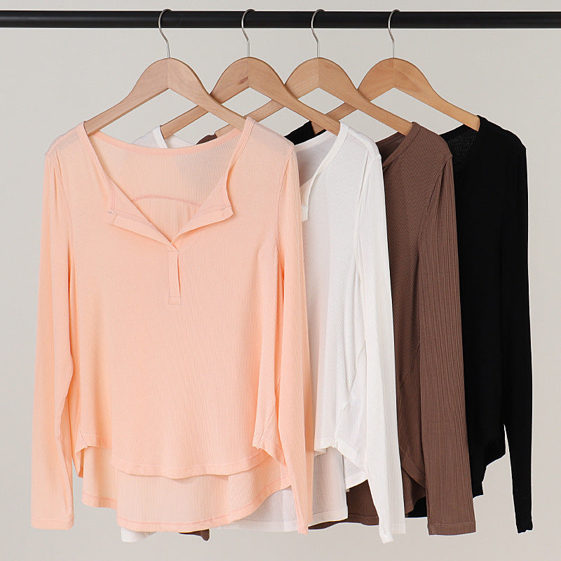 L5137# Women Yoga Shirts