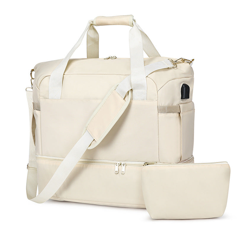 L2193#  USB Charge Ruffle Bag