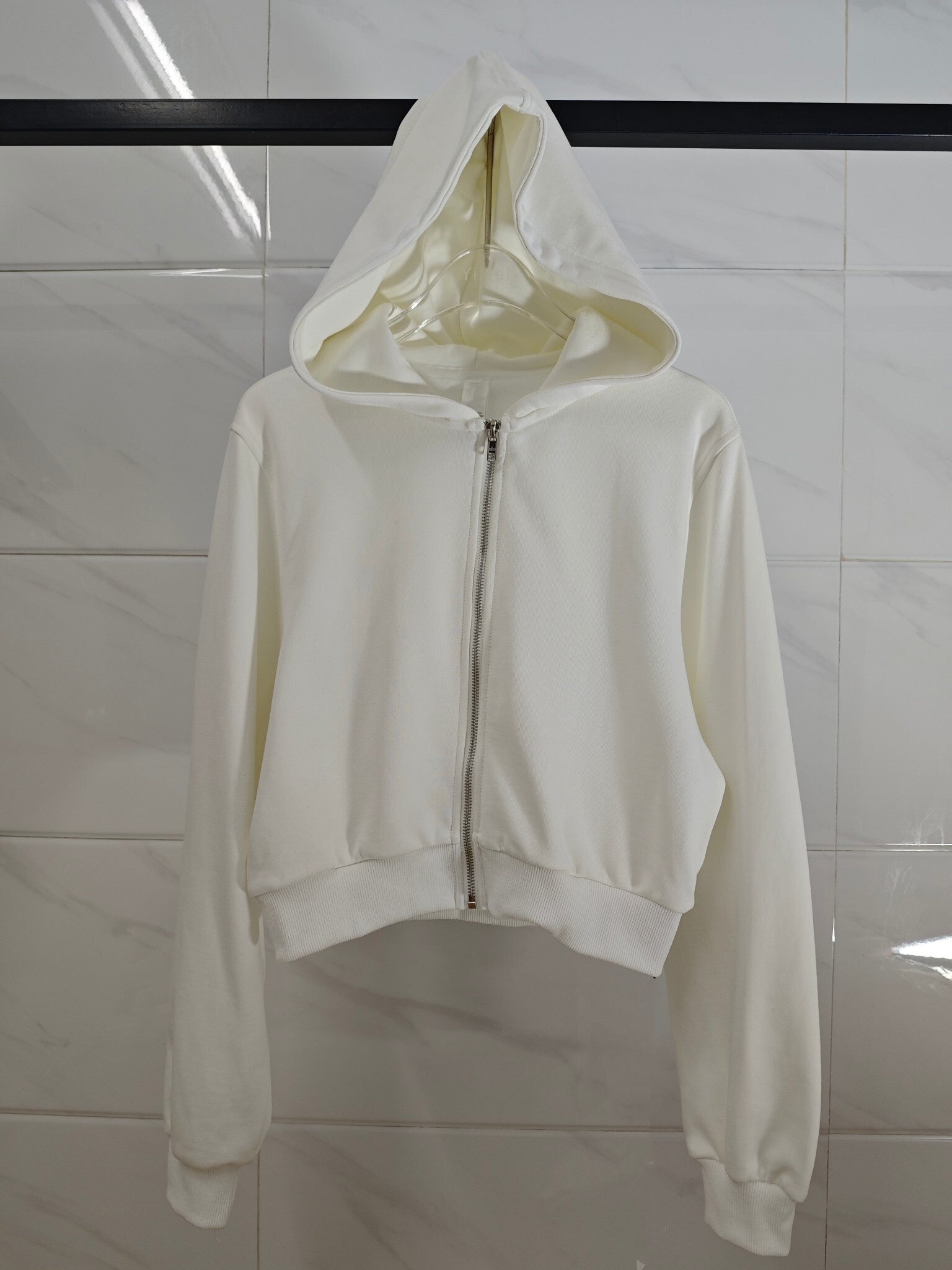 1305# A Women Full Zipper Hooded Sweater