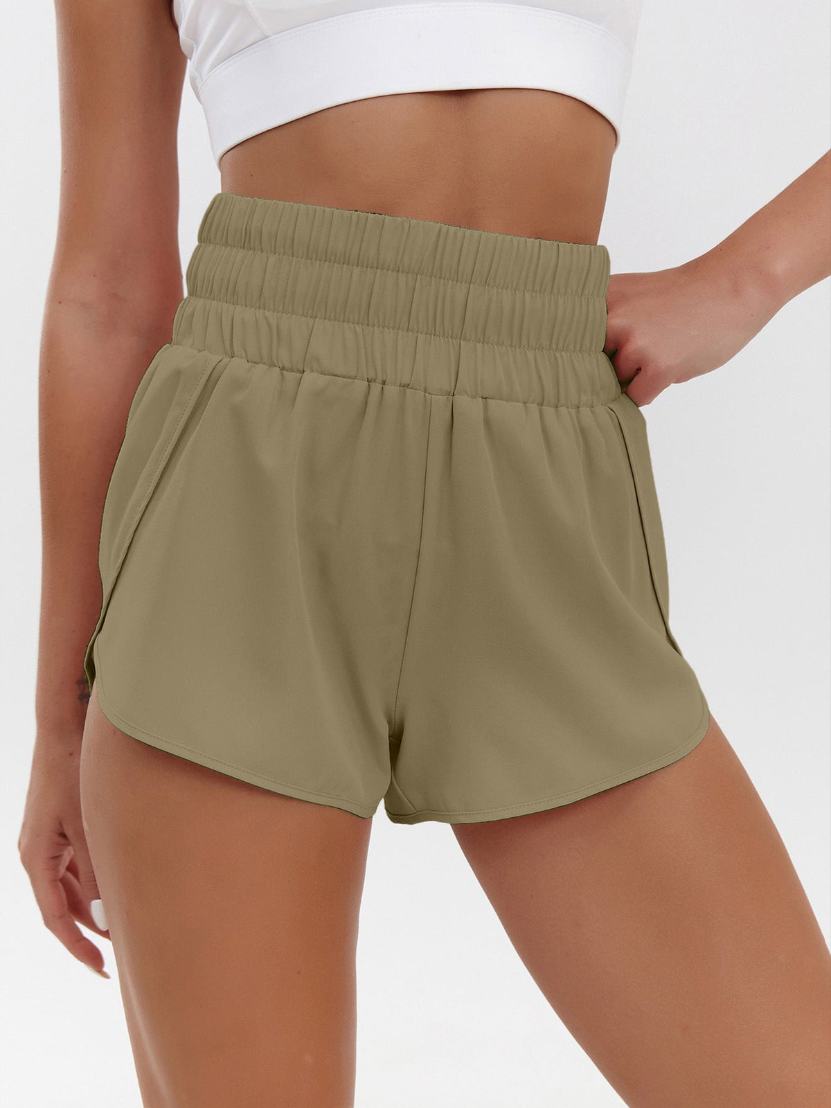 L6465#  Women Yoga Shorts