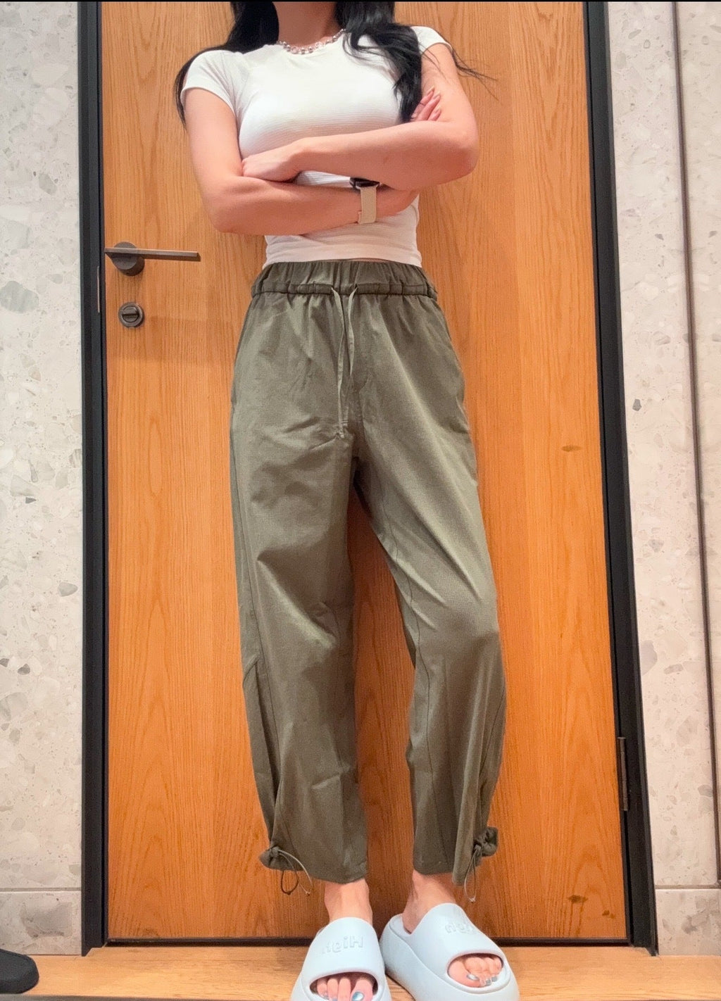 L5361# FB Women High Waist Pants