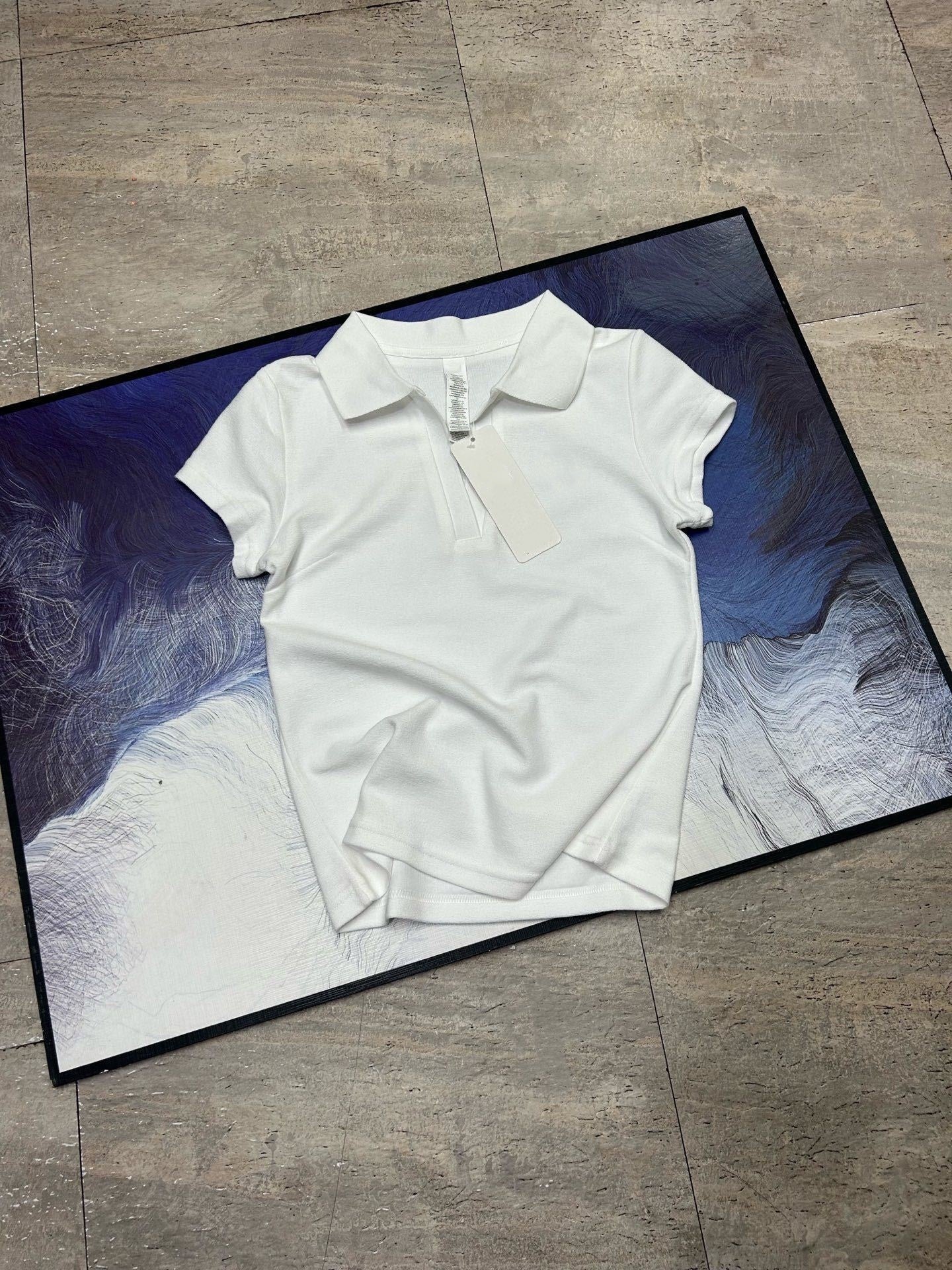 2087#GX A  Women Yoga Polo Shirts