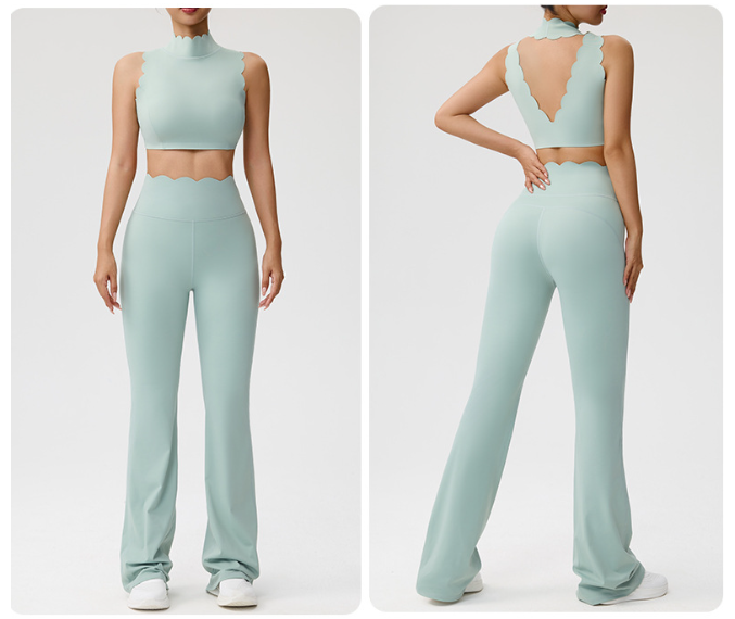 A2801 # Women Tank Pants Set