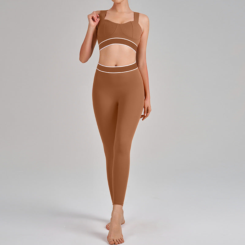 851# A Women Yoga Bra Pants Set