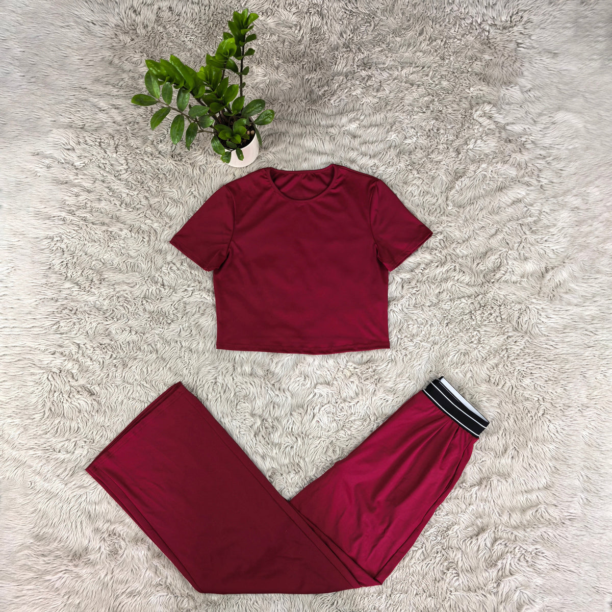 2713# A Women Tank Pant Set