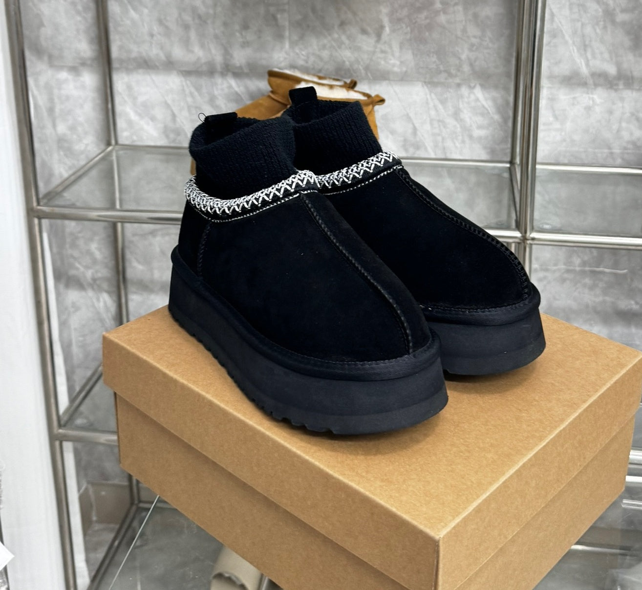 E4412# Real Leather Boots