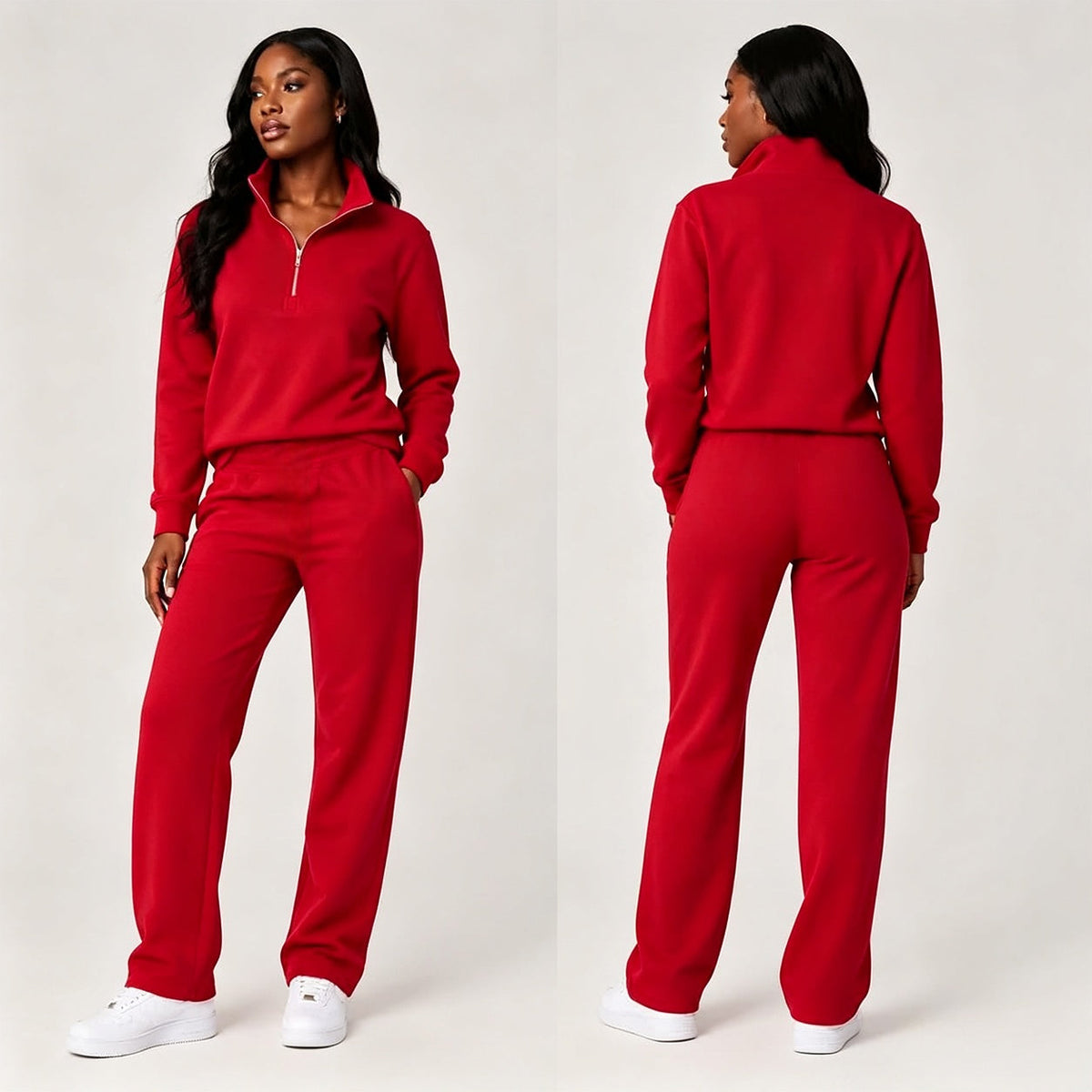 2714# A Women Sweatshirts Pant Set