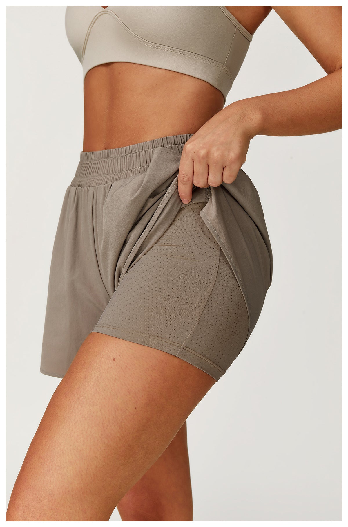 834# A Women Yoga Shorts