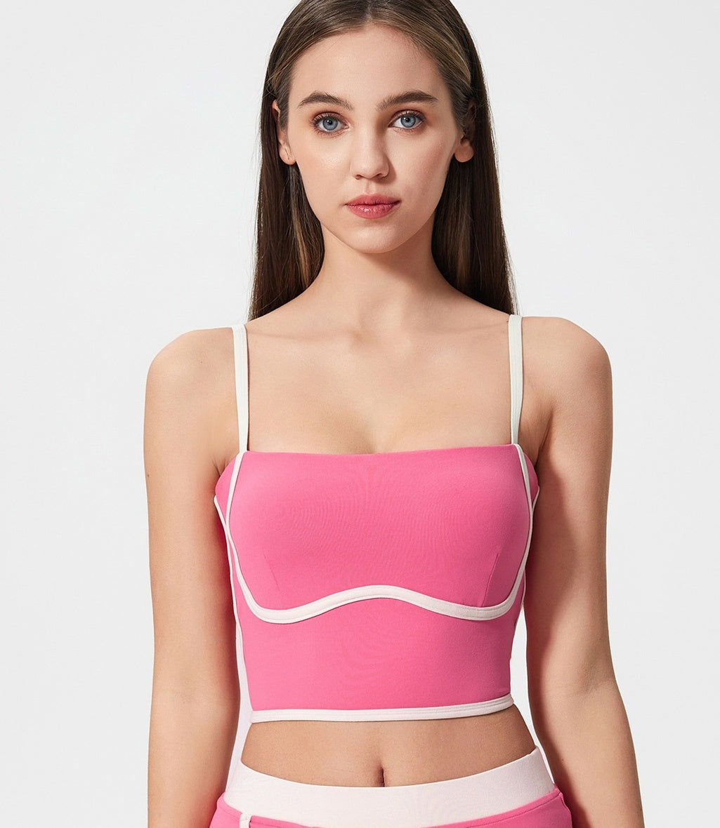 777# A Women Yoga Bra Skirts Set
