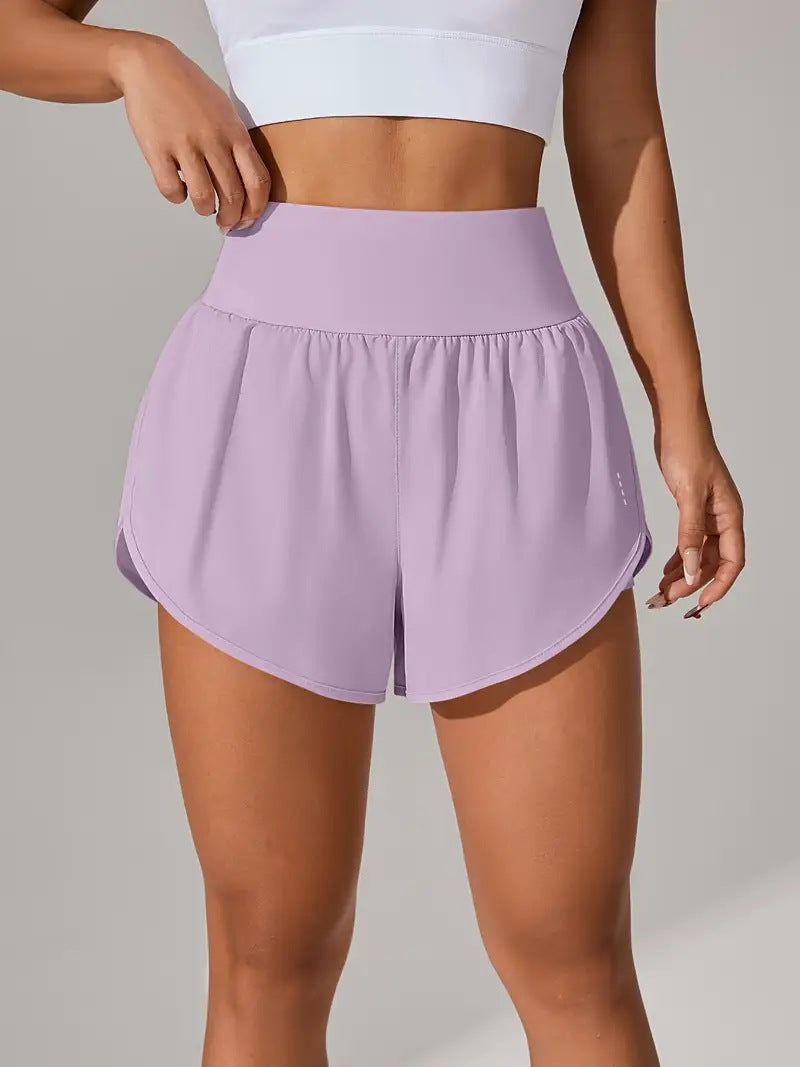 L6433# Women High Waist Shorts